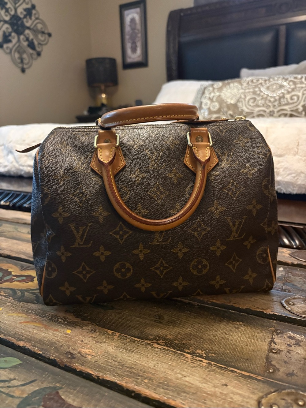 Louis Vuitton Brown Monogram Speedy 25 - Picture 2 of 16